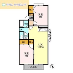 サンハイツ習志野の物件間取画像